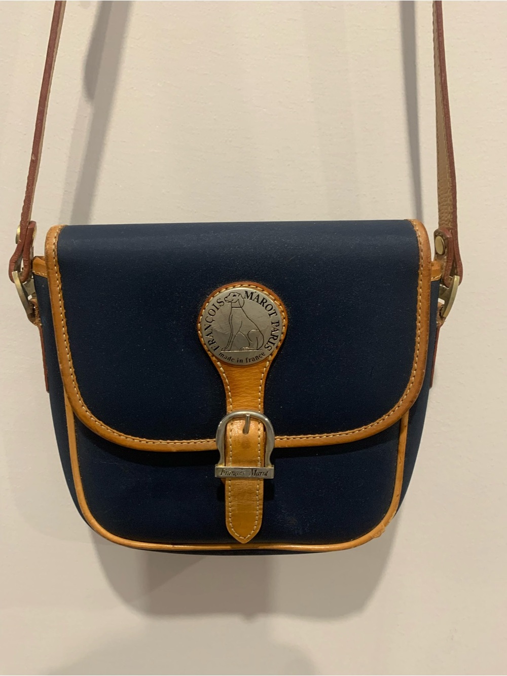 Vintage  rare Francois Marot crossbody bag